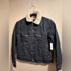 Gapkids Sherpa lined Boys Medium Jacket